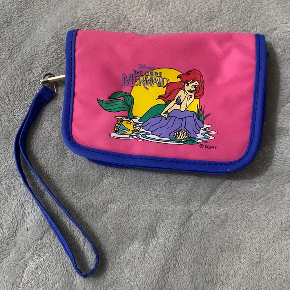 Disney the little mermaid vintage wristlet